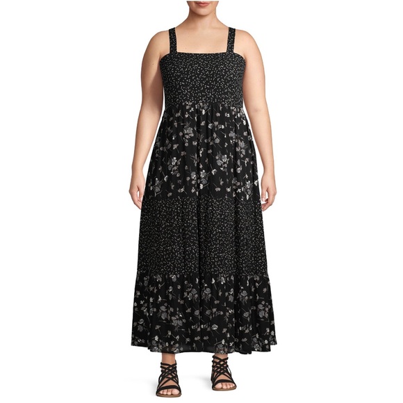 TERRA & SKY Women's Plus Twin Printed Tiered Maxi Dress
Size XXL (20W-22W) - Picture 9 of 10